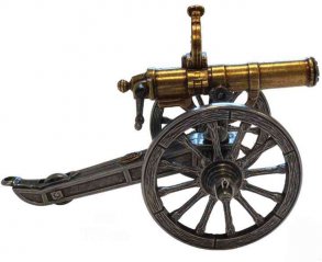 foto Miniatur. kov. gatling gun